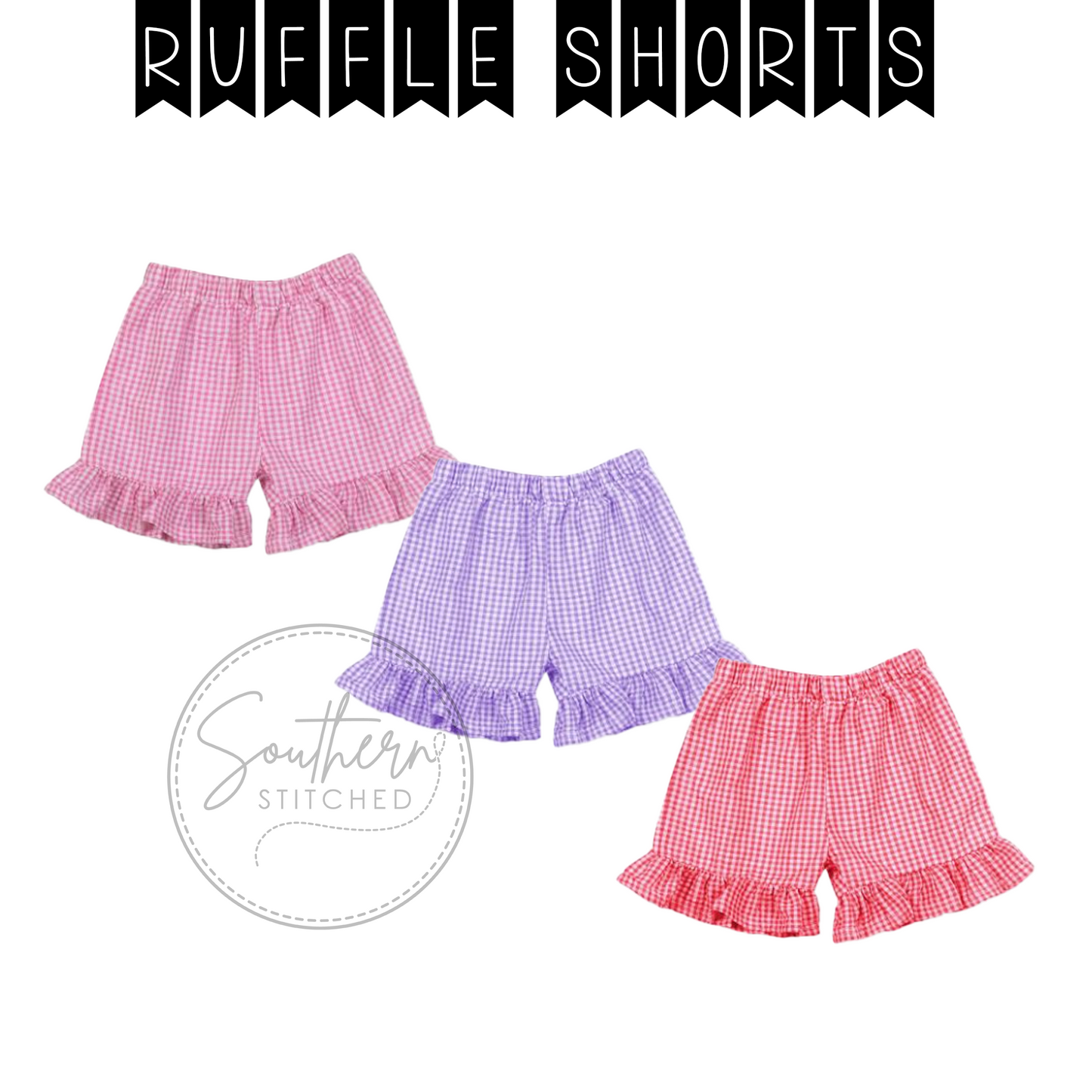 Girls Ruffle Shorts