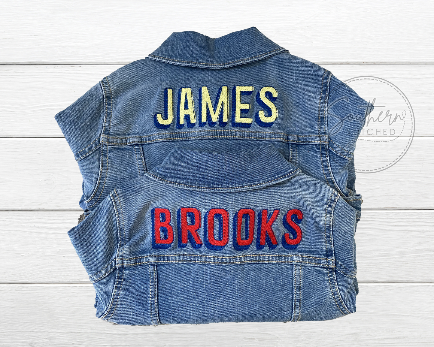 Layne Embroidered Toddler Denim Jacket