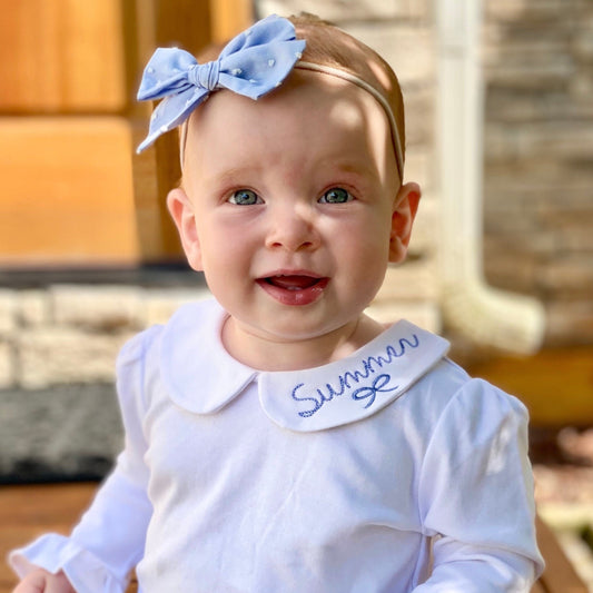 Personalized Peter Pan Collar Top